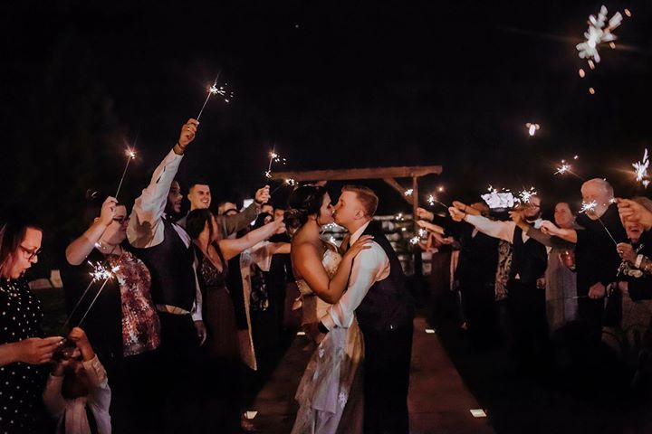 sparklers-wedding-photo