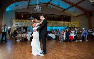 couple dancing: banquet halls in indiana