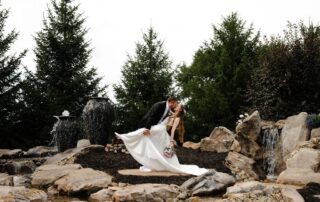 jones crossing outdoor water wedding venue indianapolis indiana | garden wedding venues Indianapolis